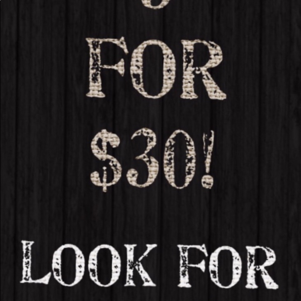 ๐๐LOOK FOR ๐. 3 FOR $30 - Picture 2 of 3